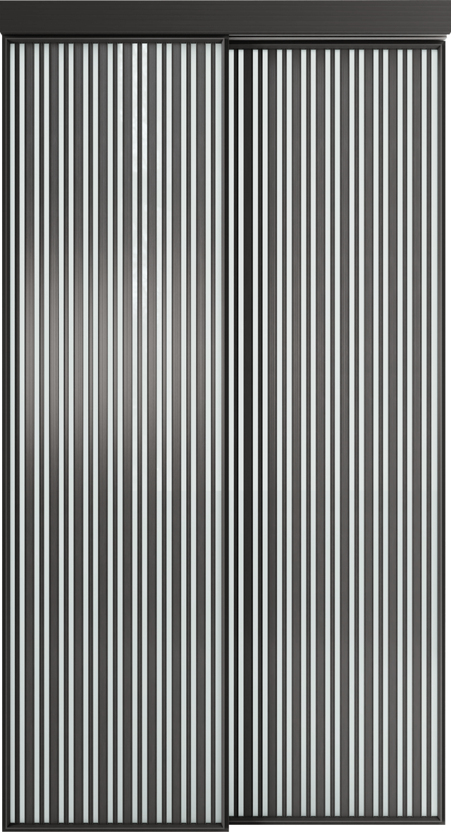 Ассиметричное расположение перемычек разной ширины