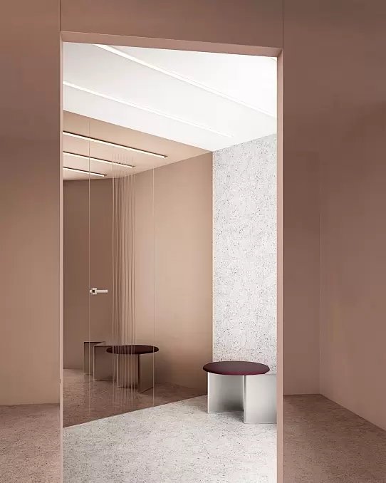 Стеклянные стеновые панели в интерьере — 3