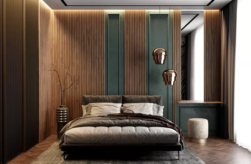 Декоративная рейка в интерьере — 2