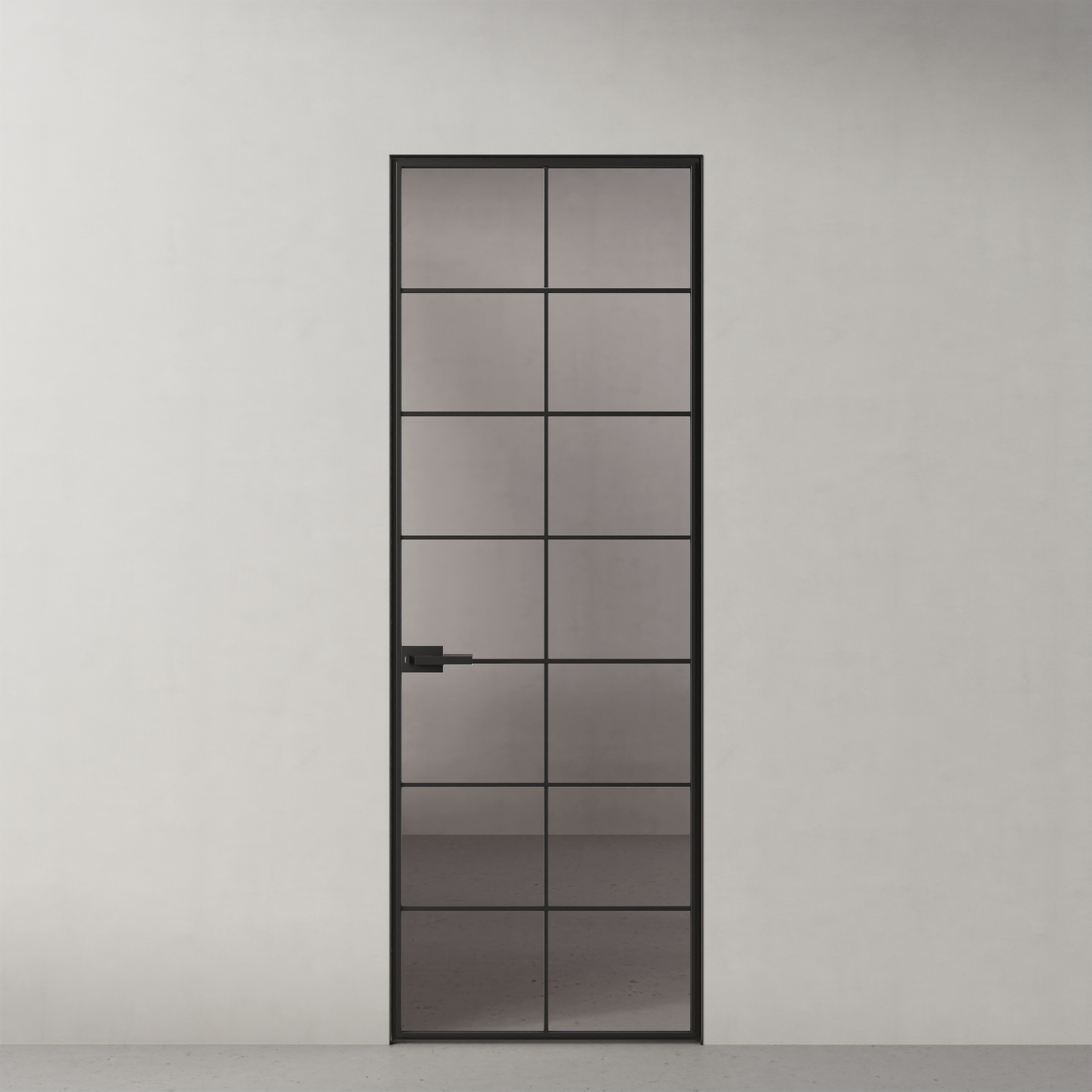 Стеклянная дверь Графика, GR15 стекло серое прозрачное