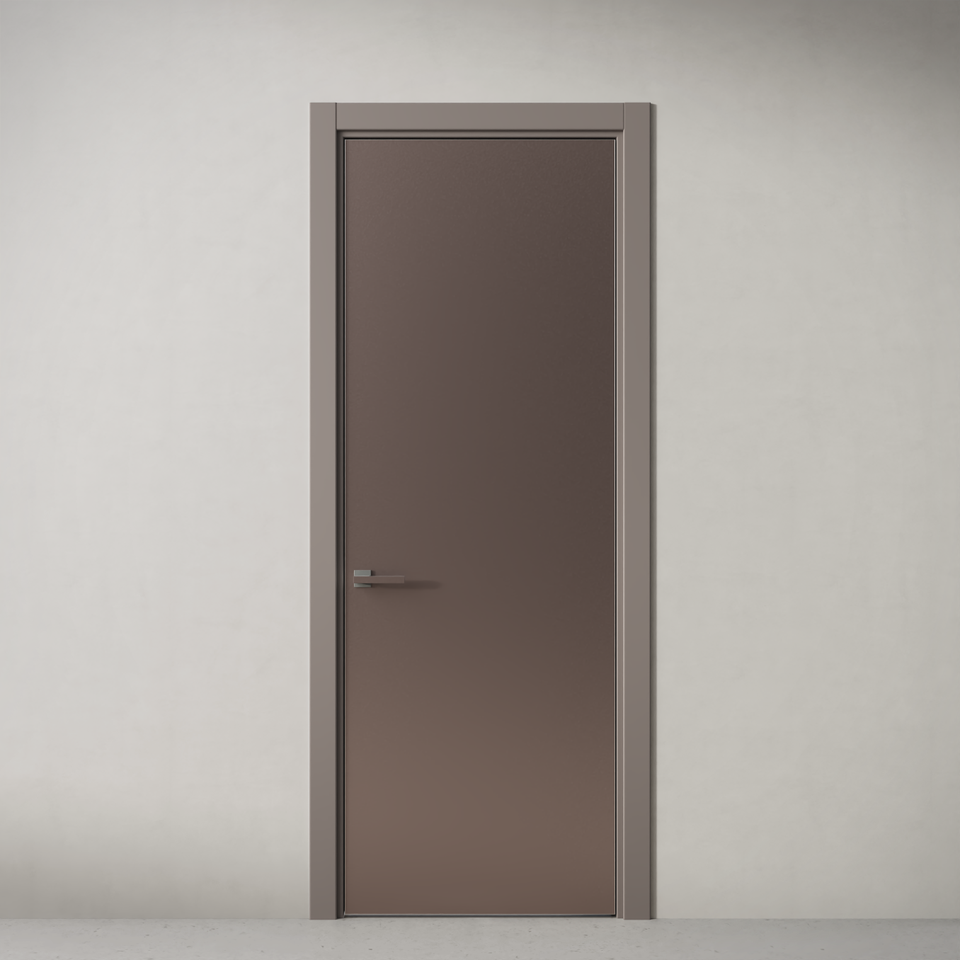 Стеклянная дверь Рейн, модель 22 без гравировки стекло серебряное-бронзовое