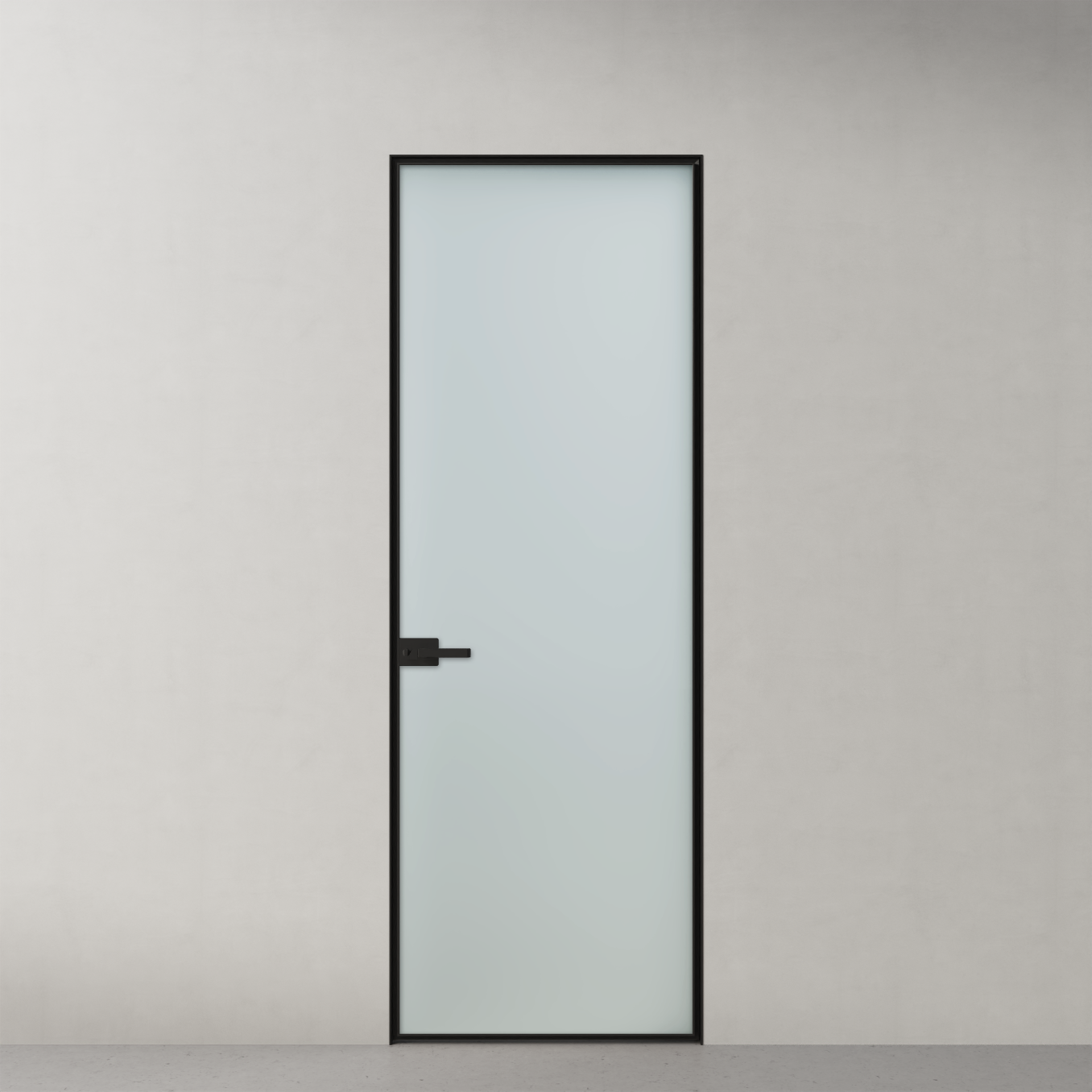 Стеклянная дверь 1000 линий, 1000 линий стекло матовое