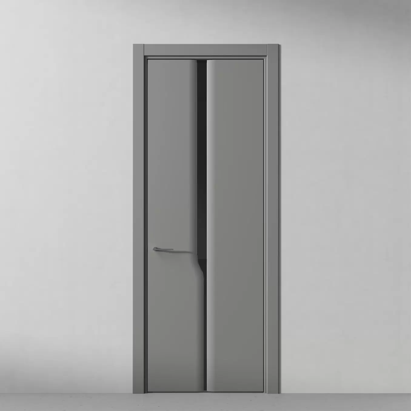 Межкомнатная дверь Листва, модель 176 Смоук