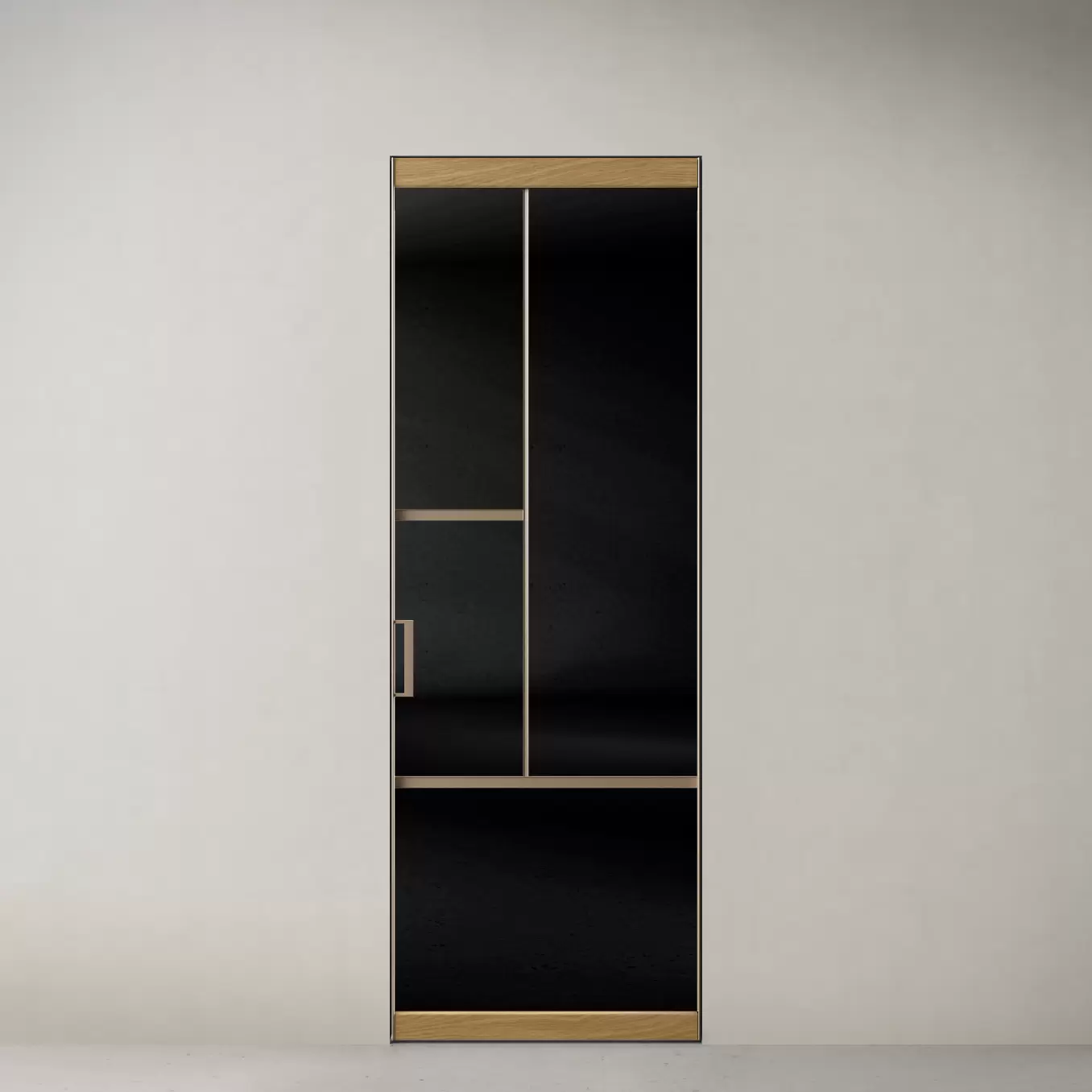 Дверь Сёдзи, sz2 стекло черное