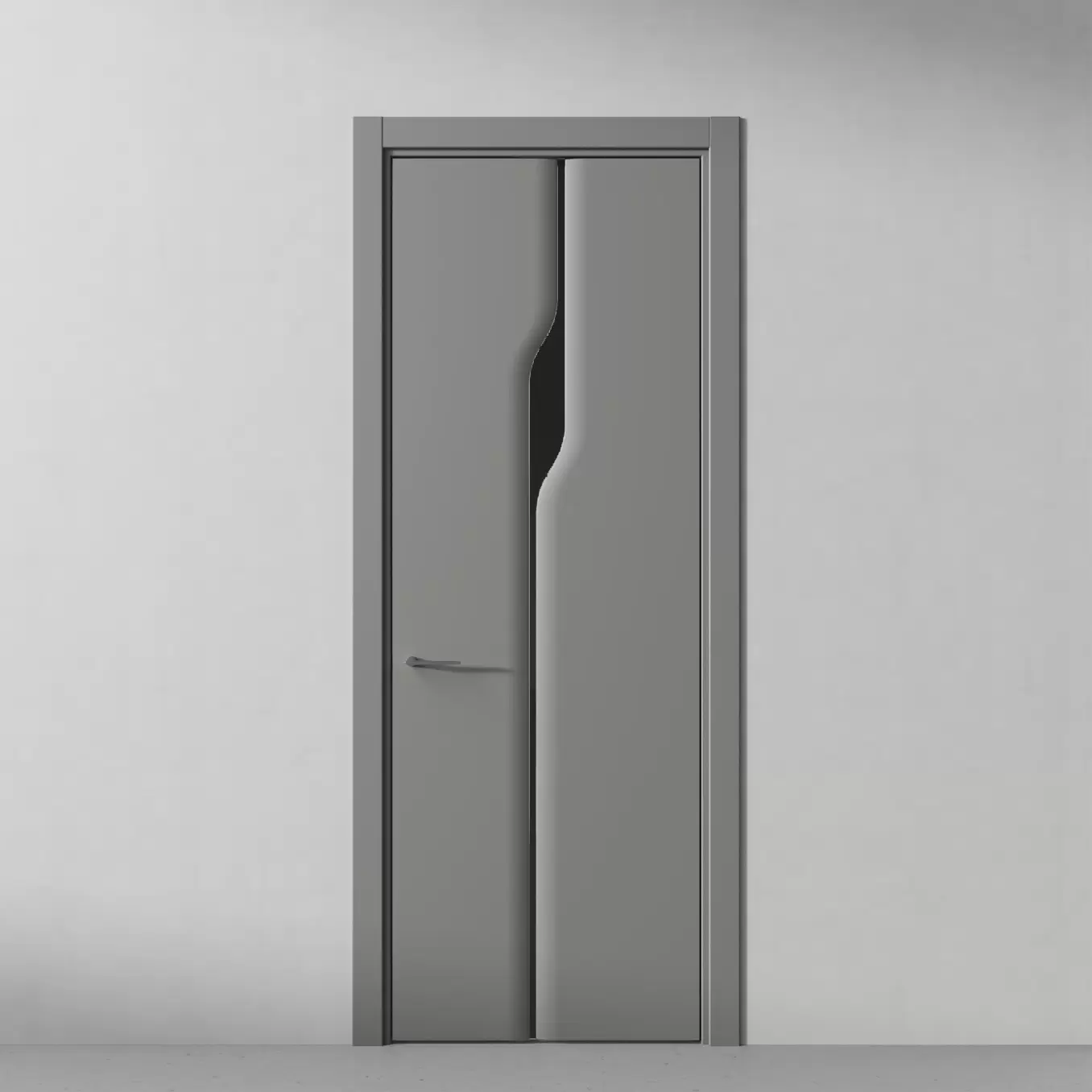 Межкомнатная дверь Листва, модель 179 Смоук