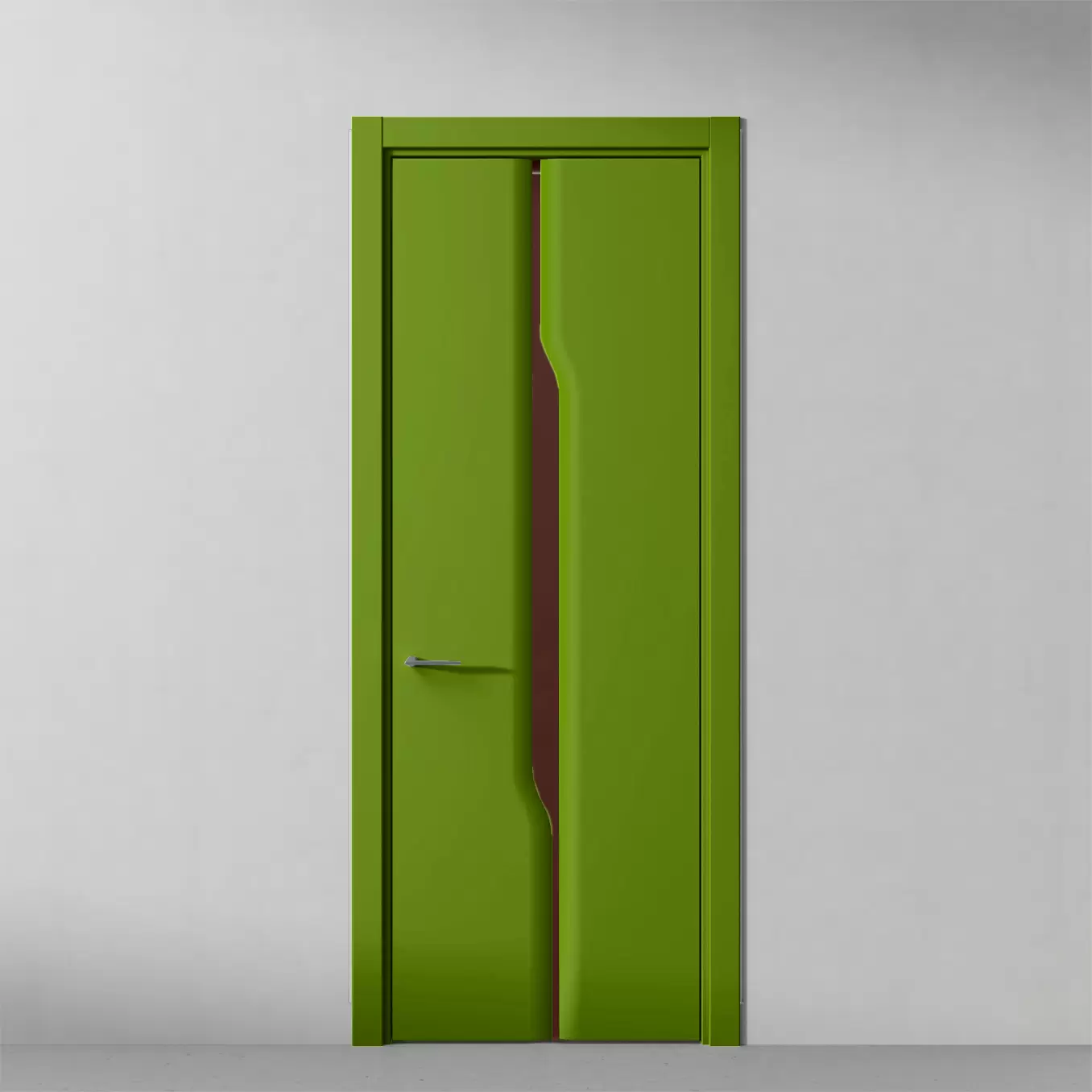 Межкомнатная дверь Листва, модель 177 RAL/NCS