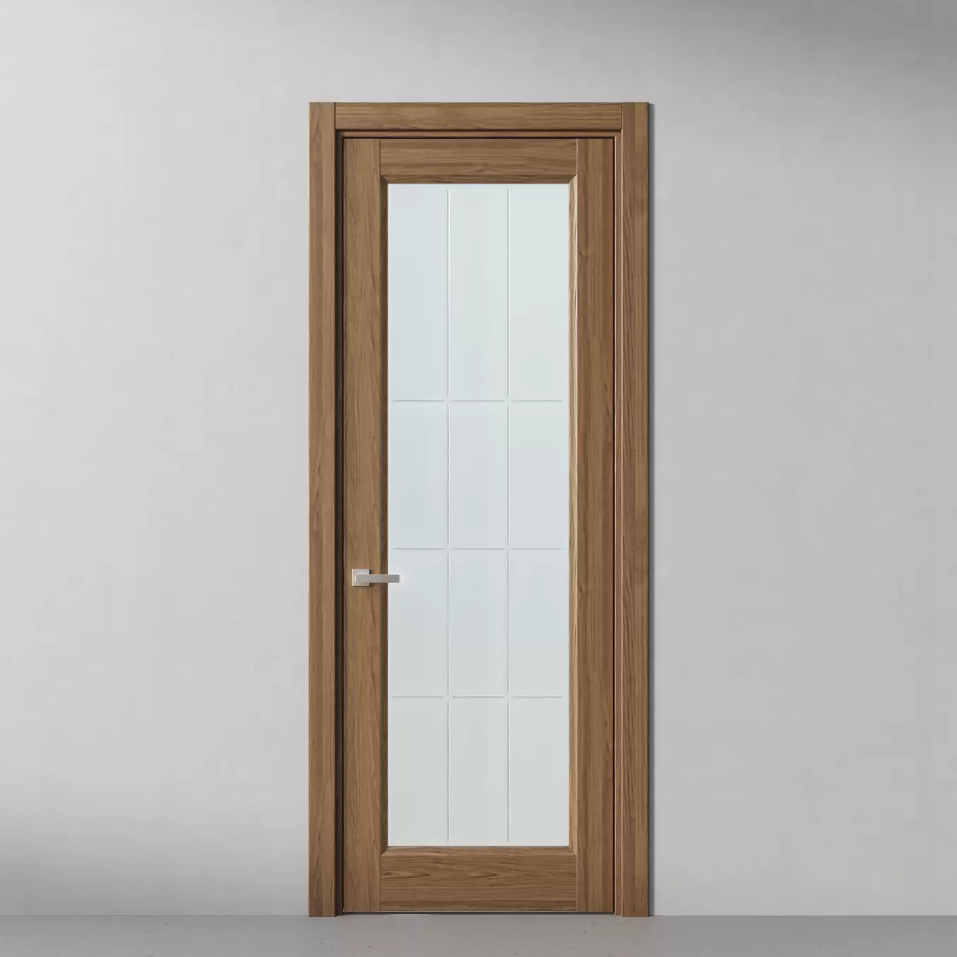 Межкомнатная дверь Элегант, модель 38 Светлый орех