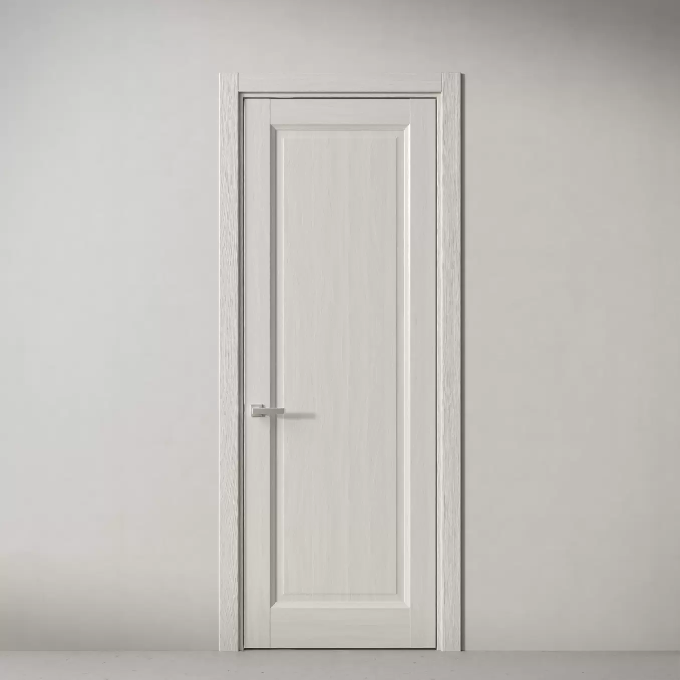 Межкомнатная дверь Элегант, модель 39 Белый дуб