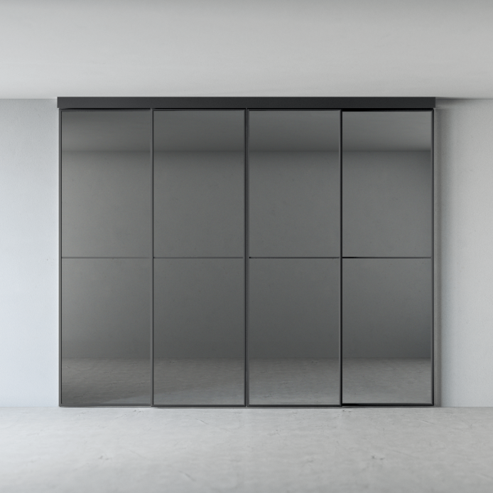 Межкомнатная перегородка Графика GR1, черный