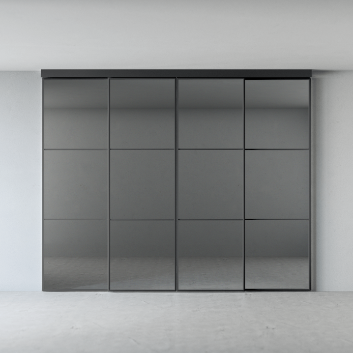 Межкомнатная перегородка Графика GR2, черный