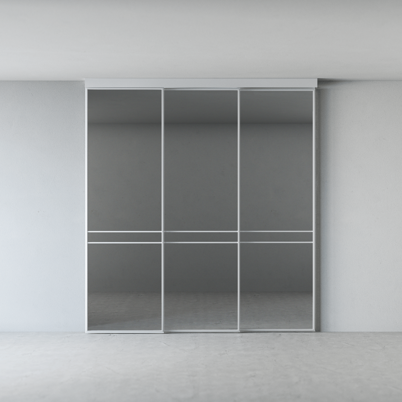 Межкомнатная перегородка Графика GR4, серебряный