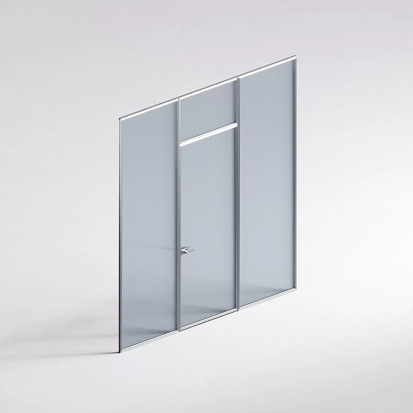 Межкомнатная перегородка Система 1000 линий , серебряный