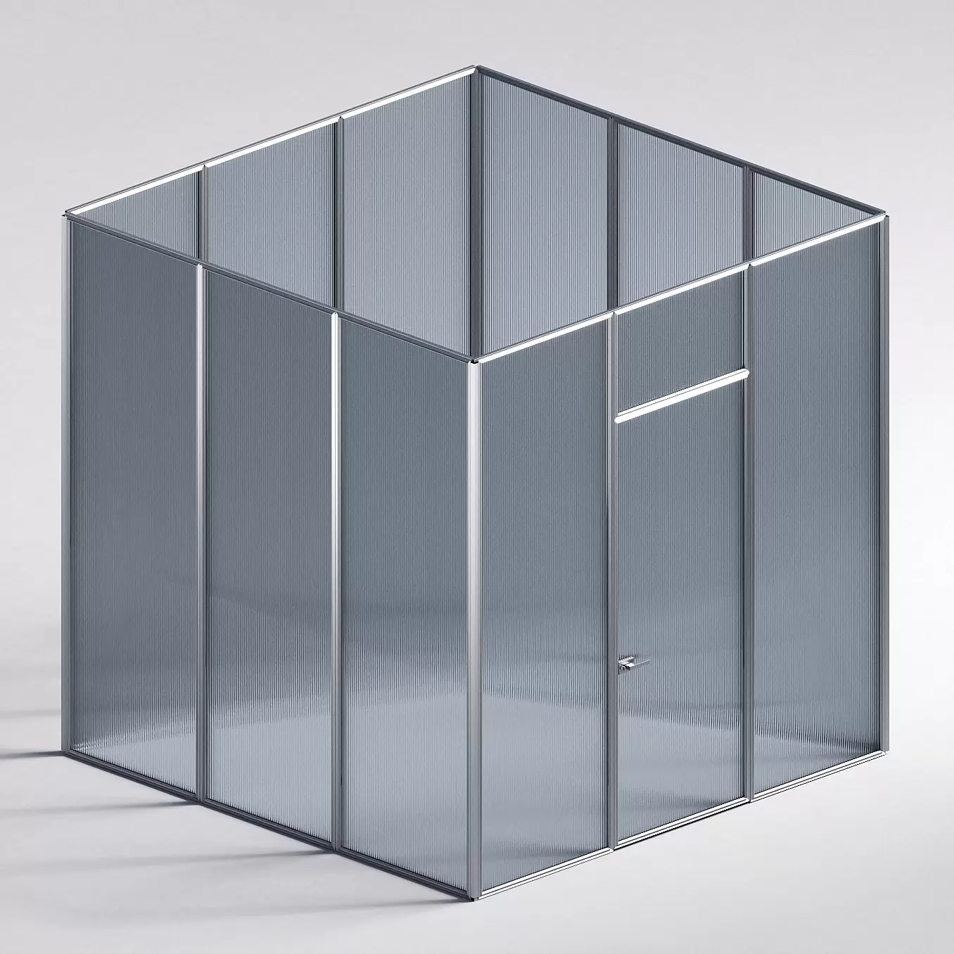 Межкомнатная перегородка Система 1000 линий , серебряный