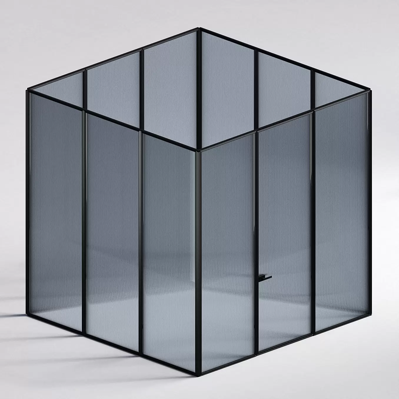 Межкомнатная перегородка Система 1000 линий , черный