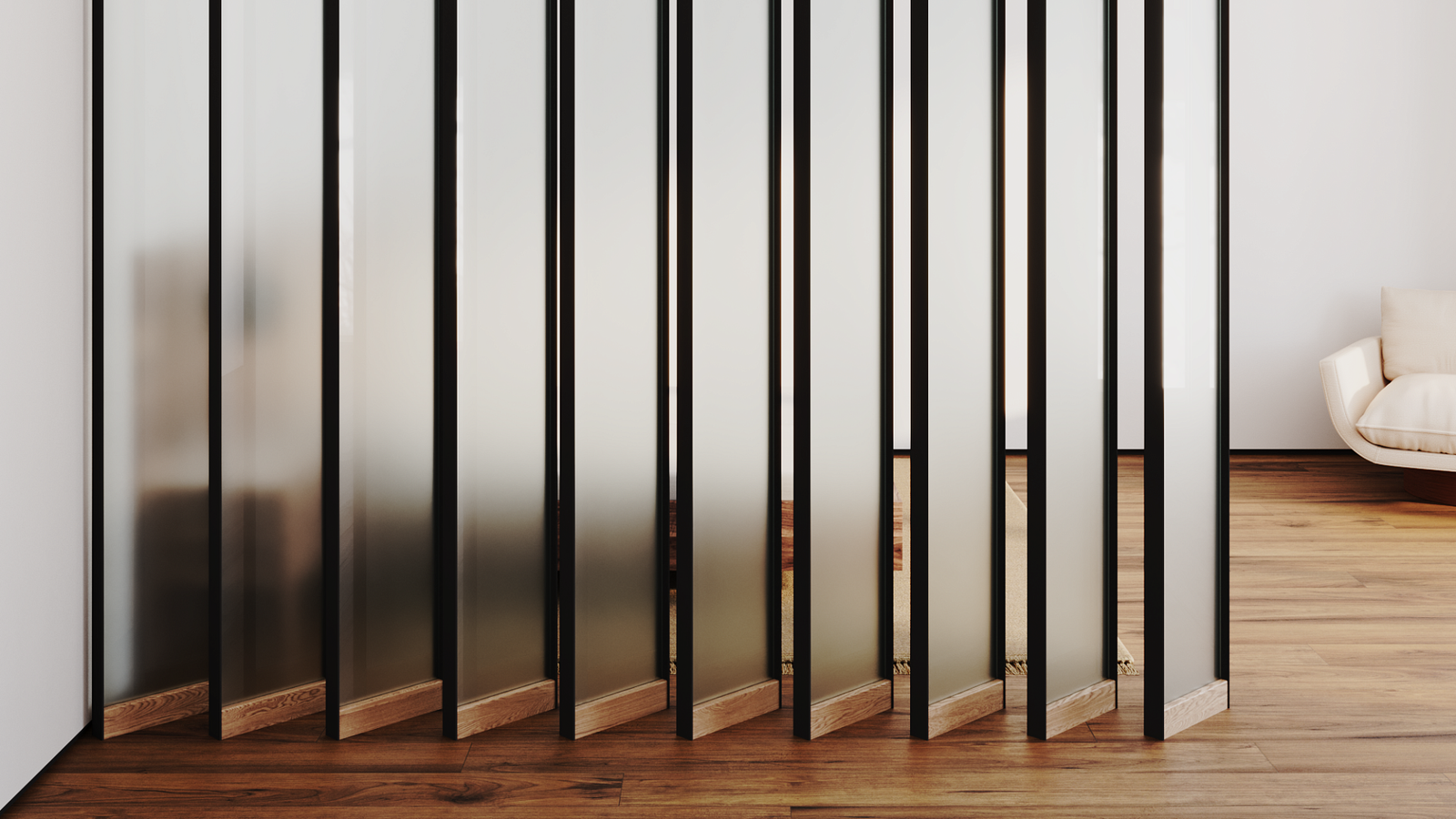 Реечная перегородка Сёдзи