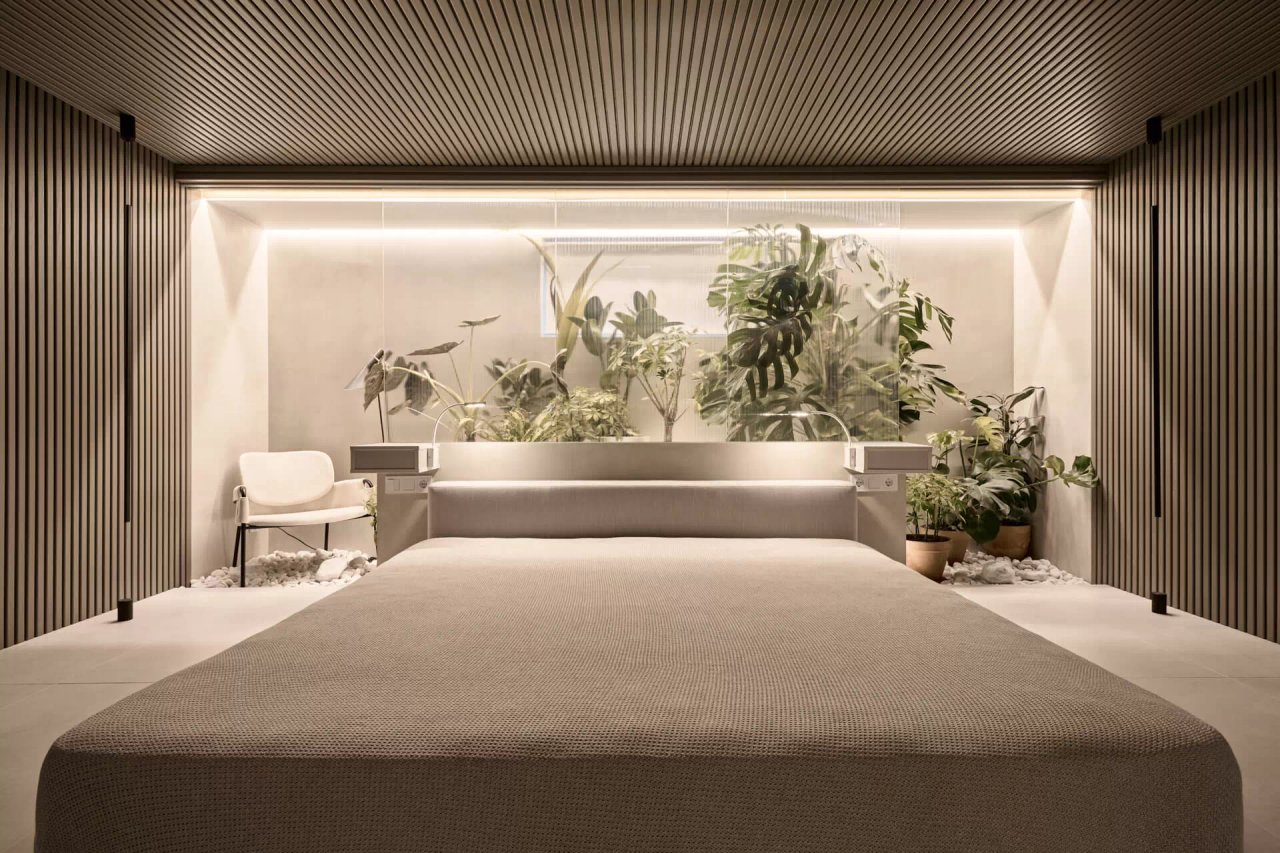 Симфония света для спальни в цокольном этаже — 12