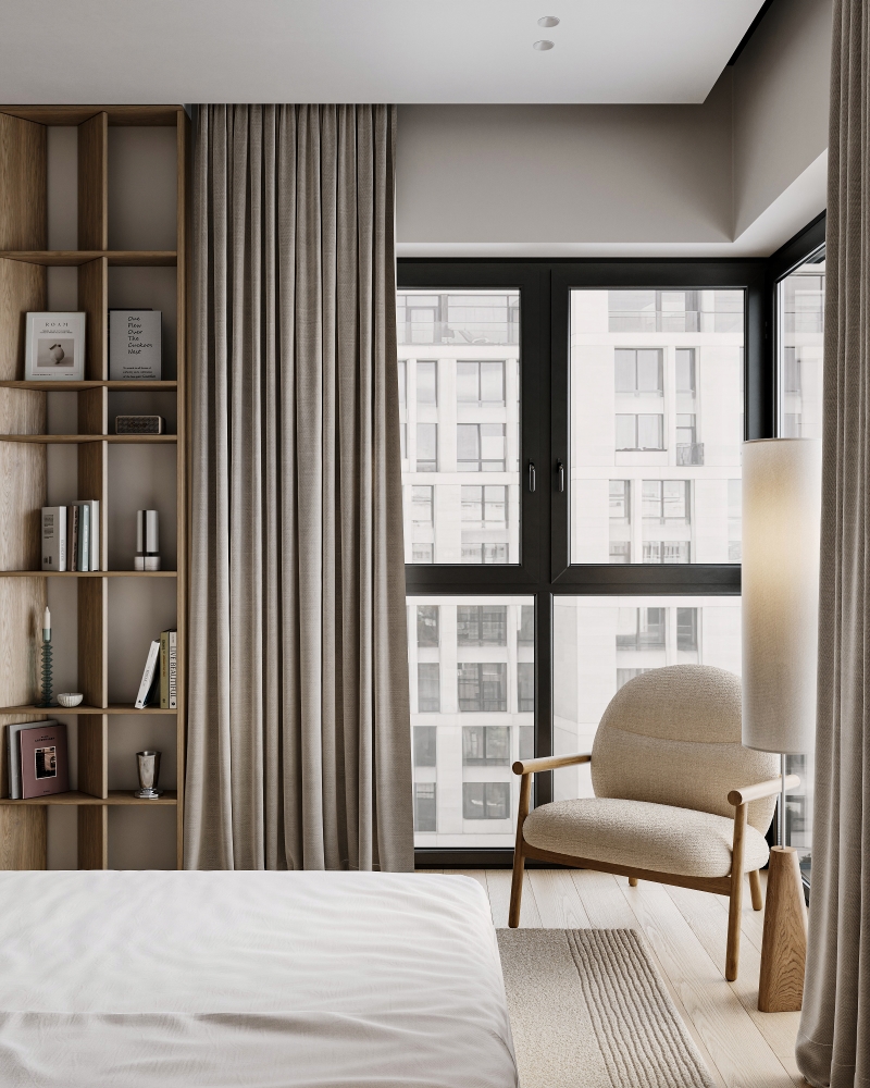 Мастер спальня с радиусной стеной — 2