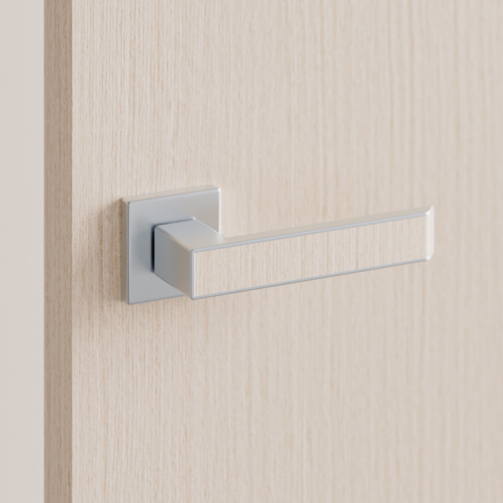 Межкомнатная ручка Бест 2.0 со вставкой, хром матовый