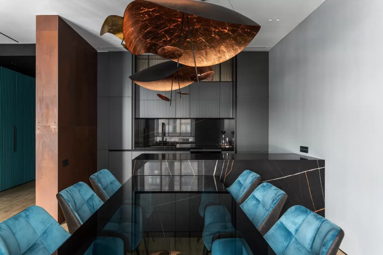 Квартира в оттенках заката — 14