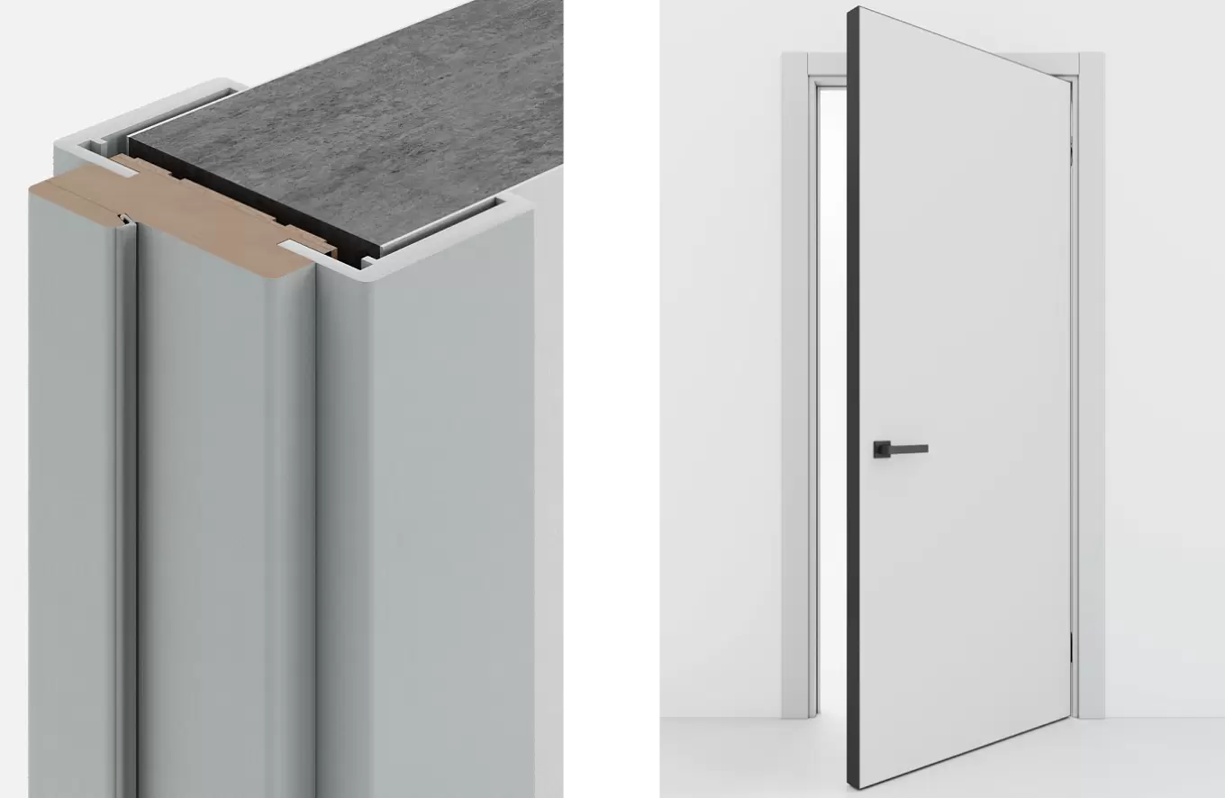 Короб МДФ + наличники PVC