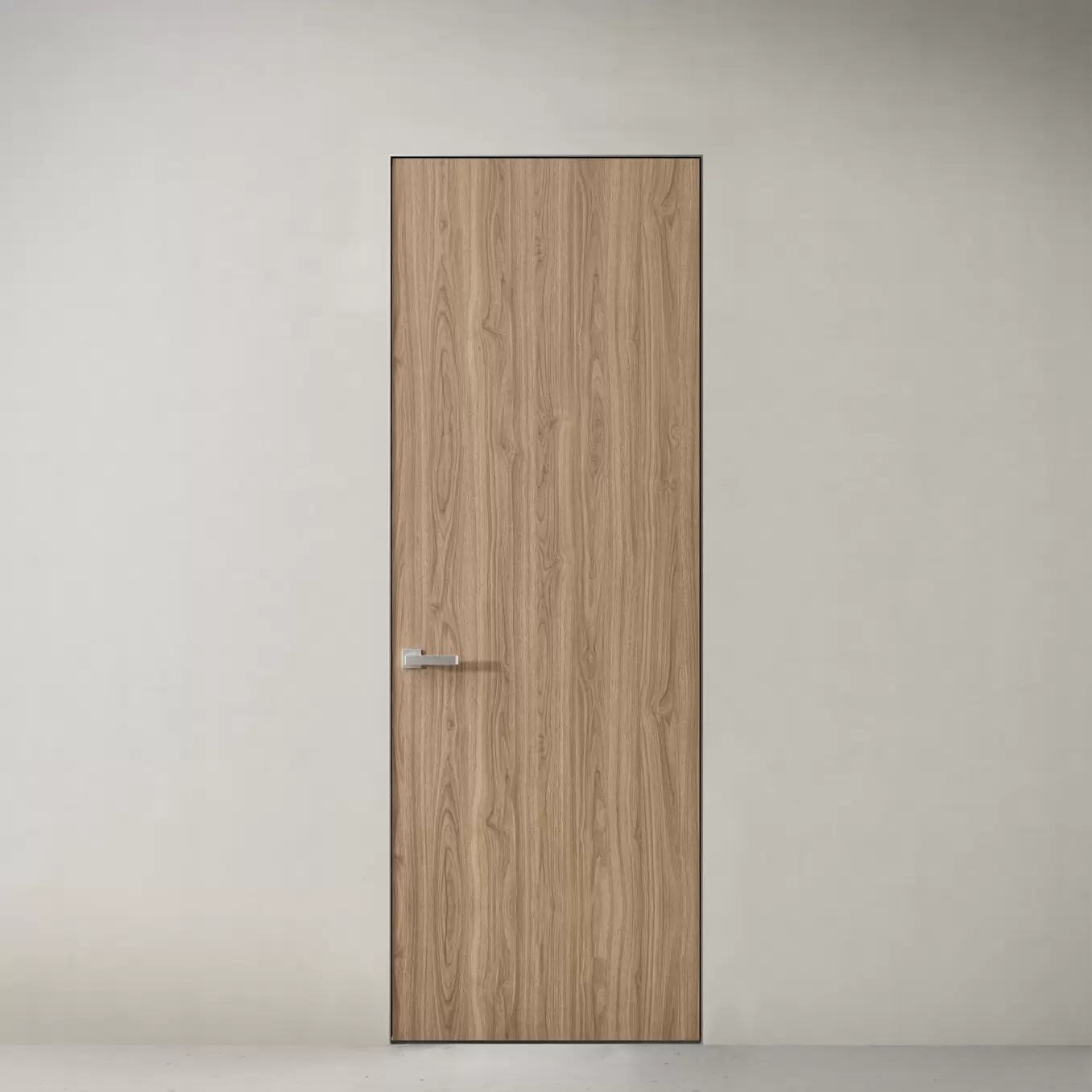 Скрытая дверь, модель 07 Осенний орех