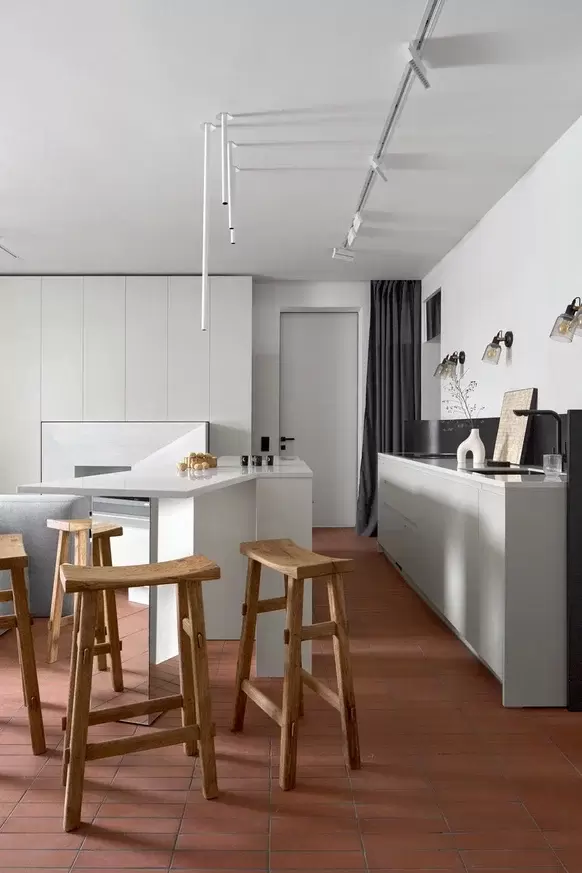 Кухня-гостиная и сельский минимализм — 14