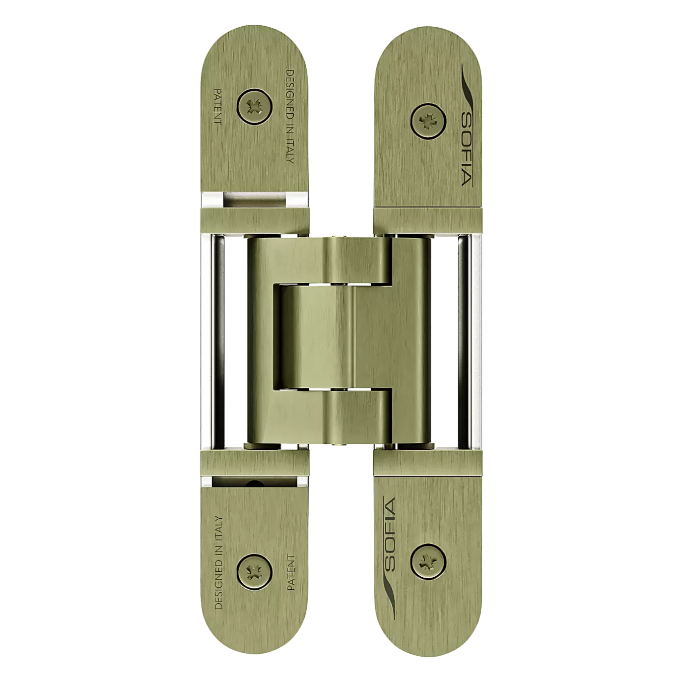 Скрытые петли Феникс, бронза брашированная