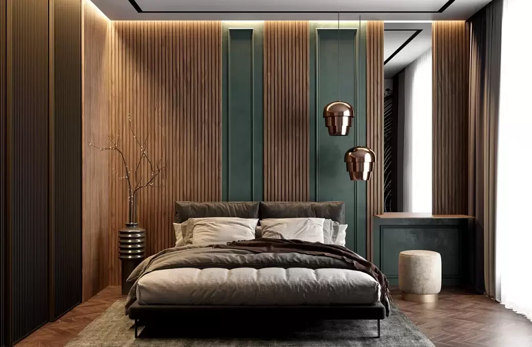 Декоративная рейка в интерьере — 2