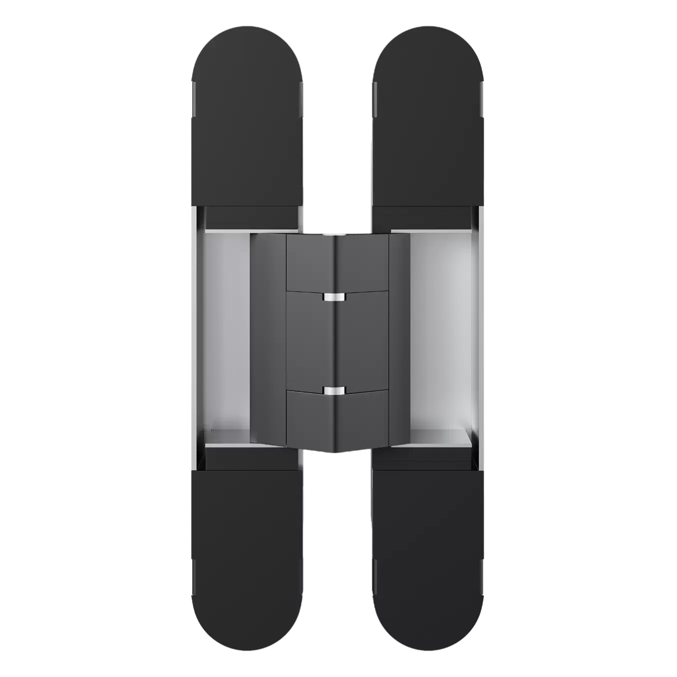 Скрытые петли Колибри, черный матовый