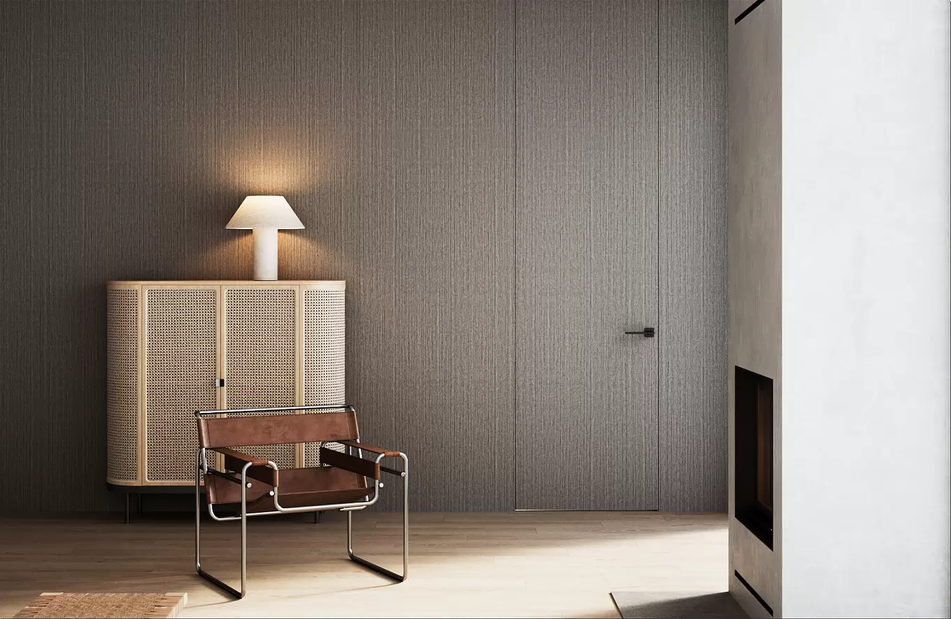 Скрытые двери с отделкой: <br>шпон, эмаль, кортекс