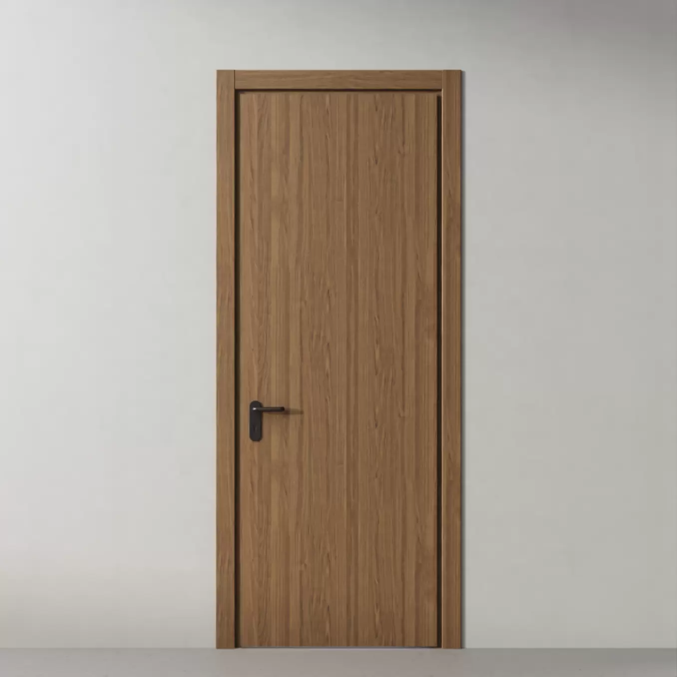 Противопожарные двери EI60, светлый орех