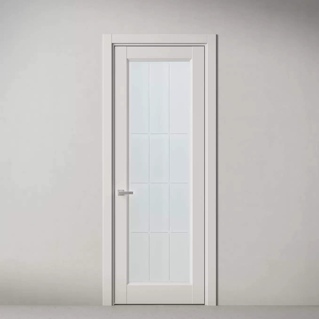 Межкомнатная дверь Элегант, модель 38 Белый улун