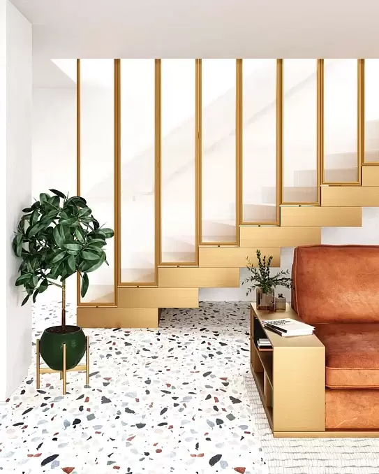 Алюминиевые реечные перегородки в интерьере — 3